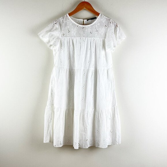 Simplee Apparel Dresses & Skirts - 2/$14 Simplee Eyelet Babydoll Dress Small NWT